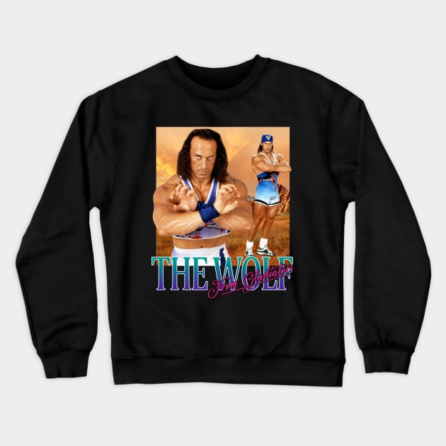 Wolf from Gladiators Crewneck Sweatshirt by sinewave_labs